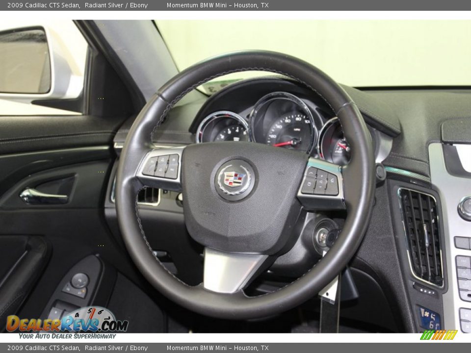 2009 Cadillac CTS Sedan Radiant Silver / Ebony Photo #29