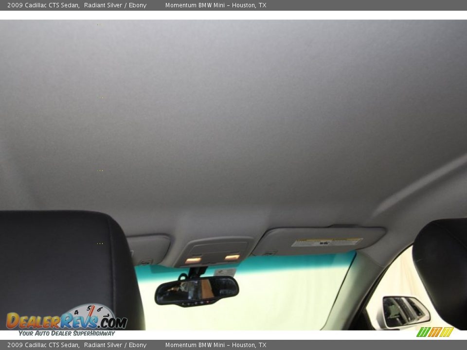 2009 Cadillac CTS Sedan Radiant Silver / Ebony Photo #30
