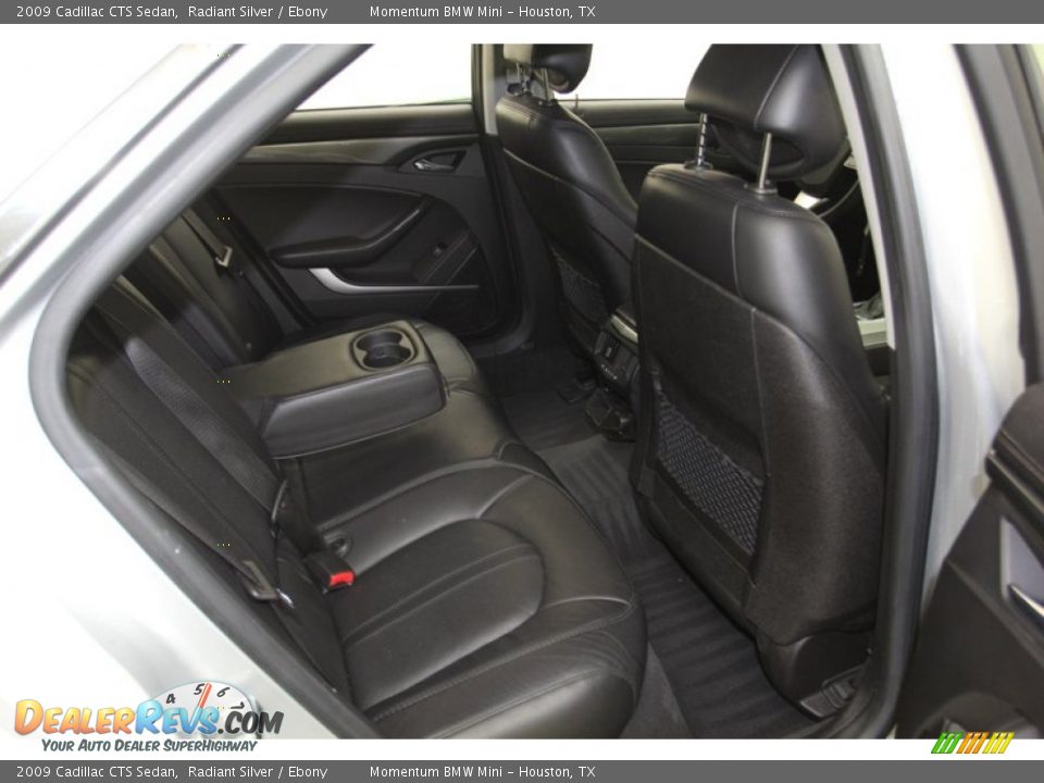 2009 Cadillac CTS Sedan Radiant Silver / Ebony Photo #32