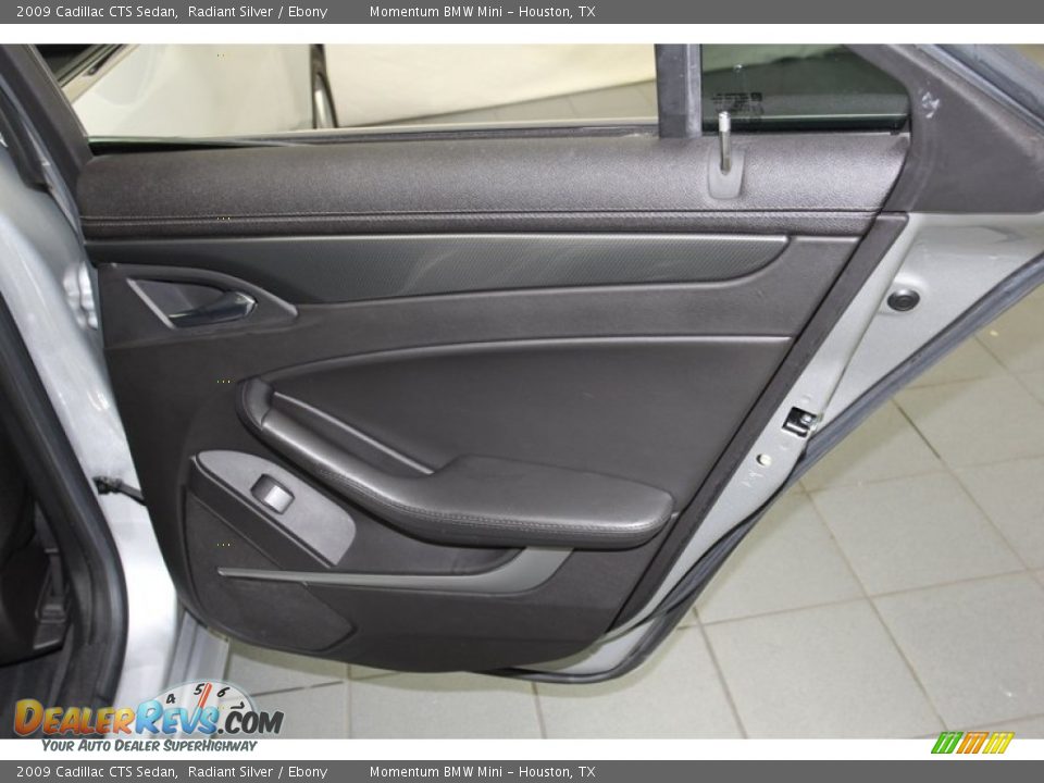 2009 Cadillac CTS Sedan Radiant Silver / Ebony Photo #33