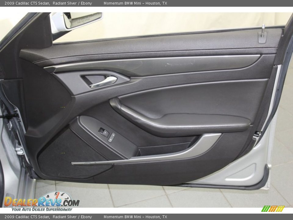 2009 Cadillac CTS Sedan Radiant Silver / Ebony Photo #36
