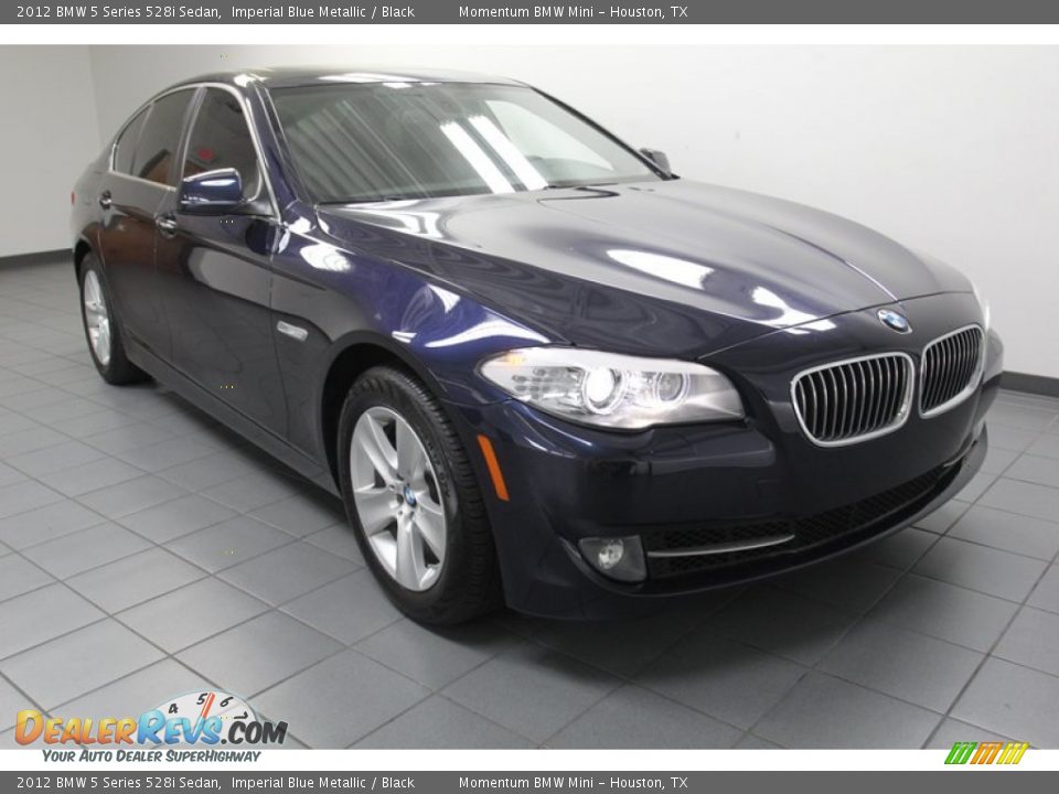 2012 BMW 5 Series 528i Sedan Imperial Blue Metallic / Black Photo #1