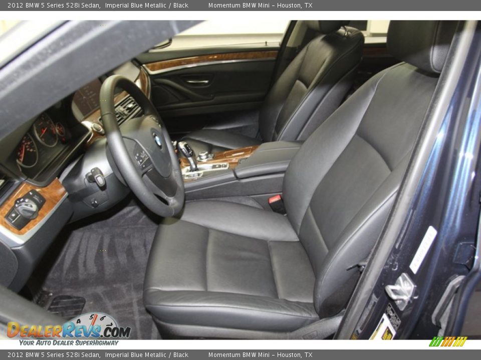 2012 BMW 5 Series 528i Sedan Imperial Blue Metallic / Black Photo #3
