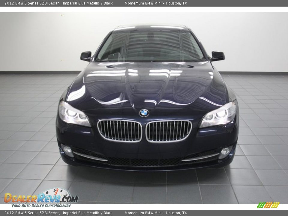 2012 BMW 5 Series 528i Sedan Imperial Blue Metallic / Black Photo #6