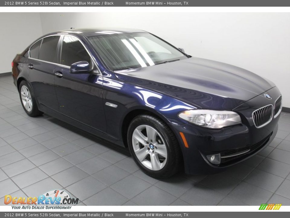 2012 BMW 5 Series 528i Sedan Imperial Blue Metallic / Black Photo #8