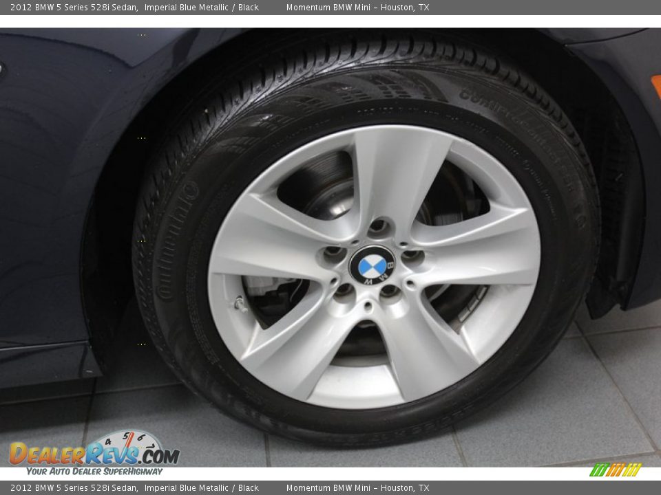 2012 BMW 5 Series 528i Sedan Imperial Blue Metallic / Black Photo #9