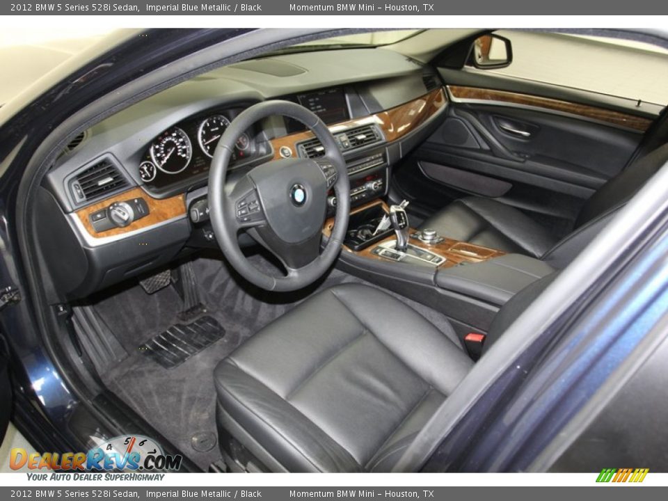2012 BMW 5 Series 528i Sedan Imperial Blue Metallic / Black Photo #13