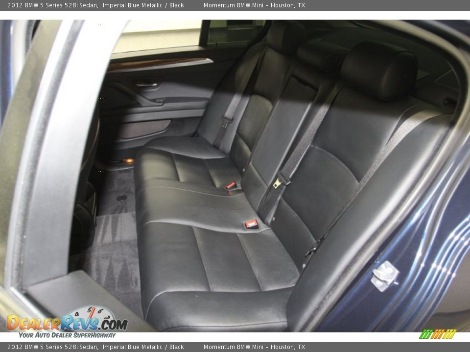 2012 BMW 5 Series 528i Sedan Imperial Blue Metallic / Black Photo #14
