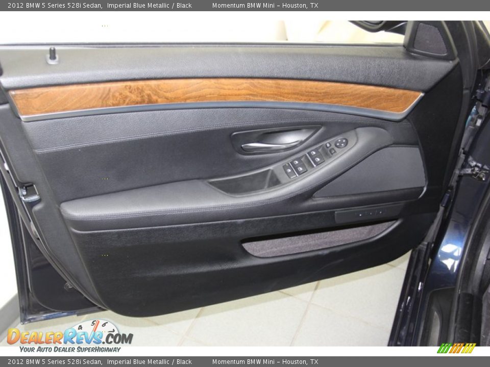 2012 BMW 5 Series 528i Sedan Imperial Blue Metallic / Black Photo #15