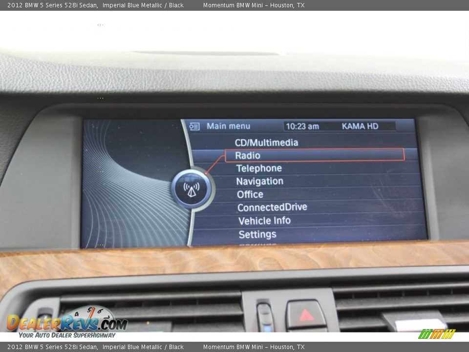 2012 BMW 5 Series 528i Sedan Imperial Blue Metallic / Black Photo #21