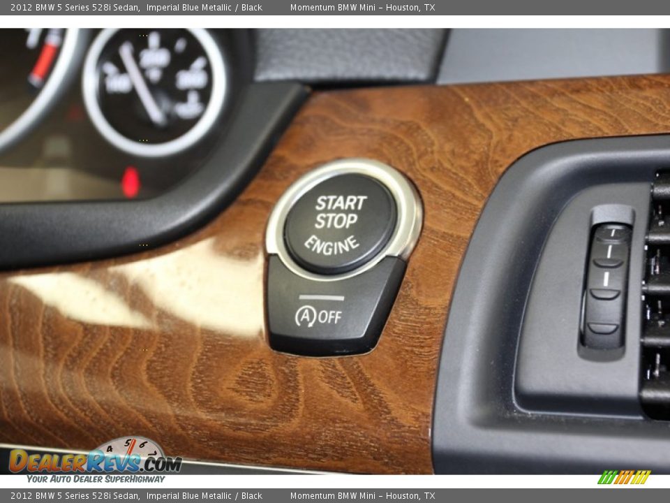 2012 BMW 5 Series 528i Sedan Imperial Blue Metallic / Black Photo #27