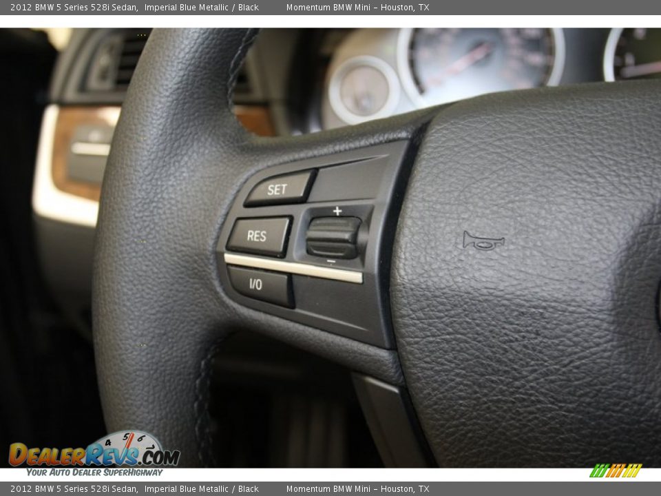 2012 BMW 5 Series 528i Sedan Imperial Blue Metallic / Black Photo #29