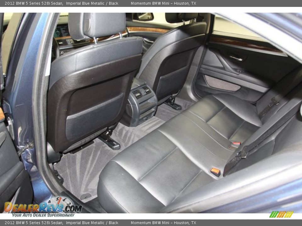 2012 BMW 5 Series 528i Sedan Imperial Blue Metallic / Black Photo #31