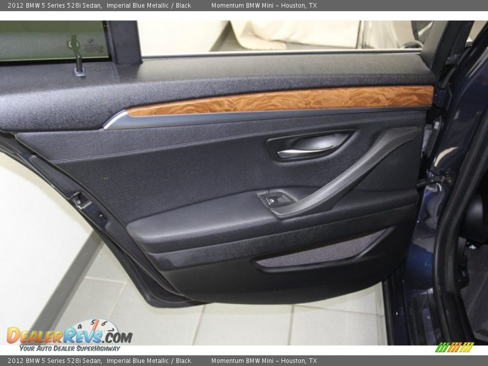 2012 BMW 5 Series 528i Sedan Imperial Blue Metallic / Black Photo #32