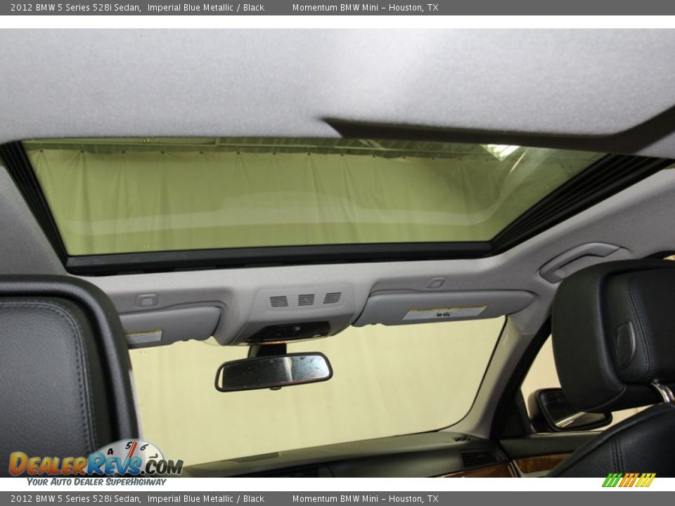 2012 BMW 5 Series 528i Sedan Imperial Blue Metallic / Black Photo #34