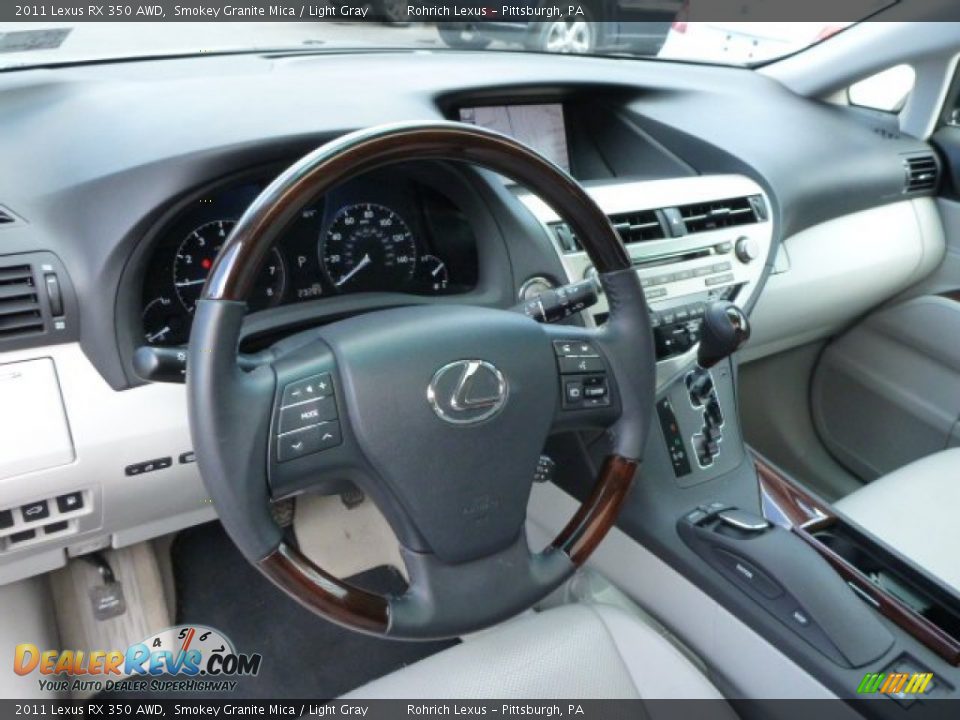 2011 Lexus RX 350 AWD Smokey Granite Mica / Light Gray Photo #6