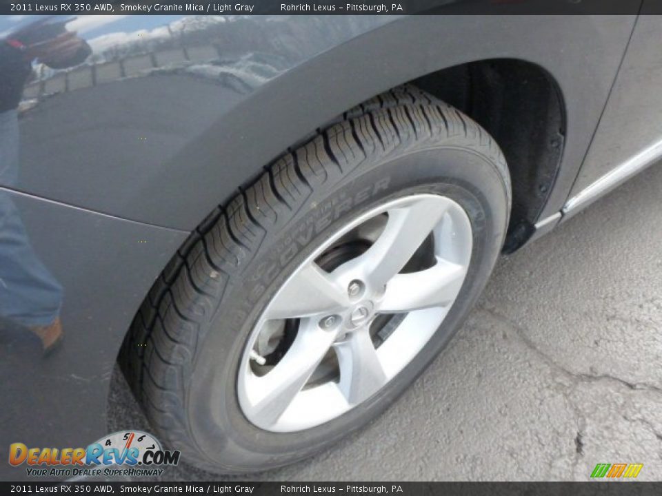 2011 Lexus RX 350 AWD Smokey Granite Mica / Light Gray Photo #8