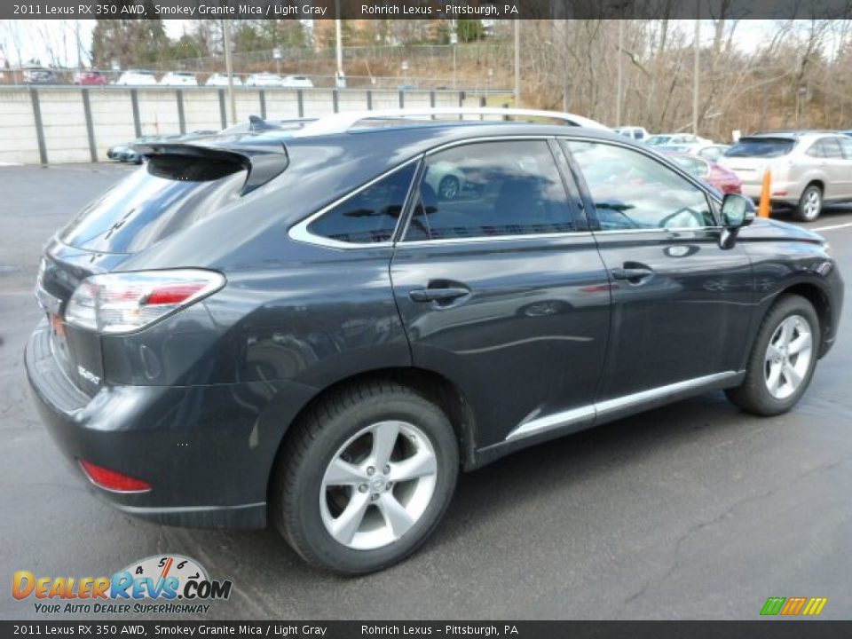 2011 Lexus RX 350 AWD Smokey Granite Mica / Light Gray Photo #12