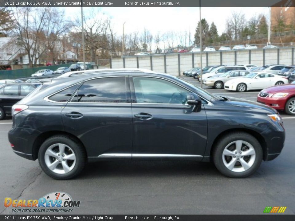 2011 Lexus RX 350 AWD Smokey Granite Mica / Light Gray Photo #13