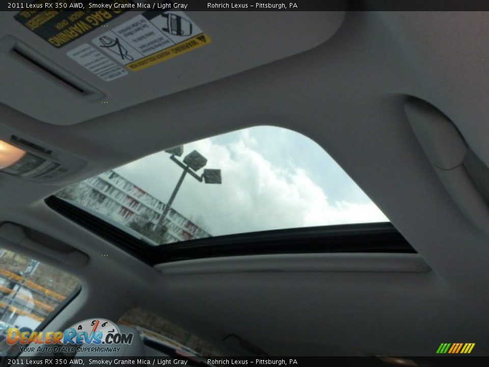 2011 Lexus RX 350 AWD Smokey Granite Mica / Light Gray Photo #17