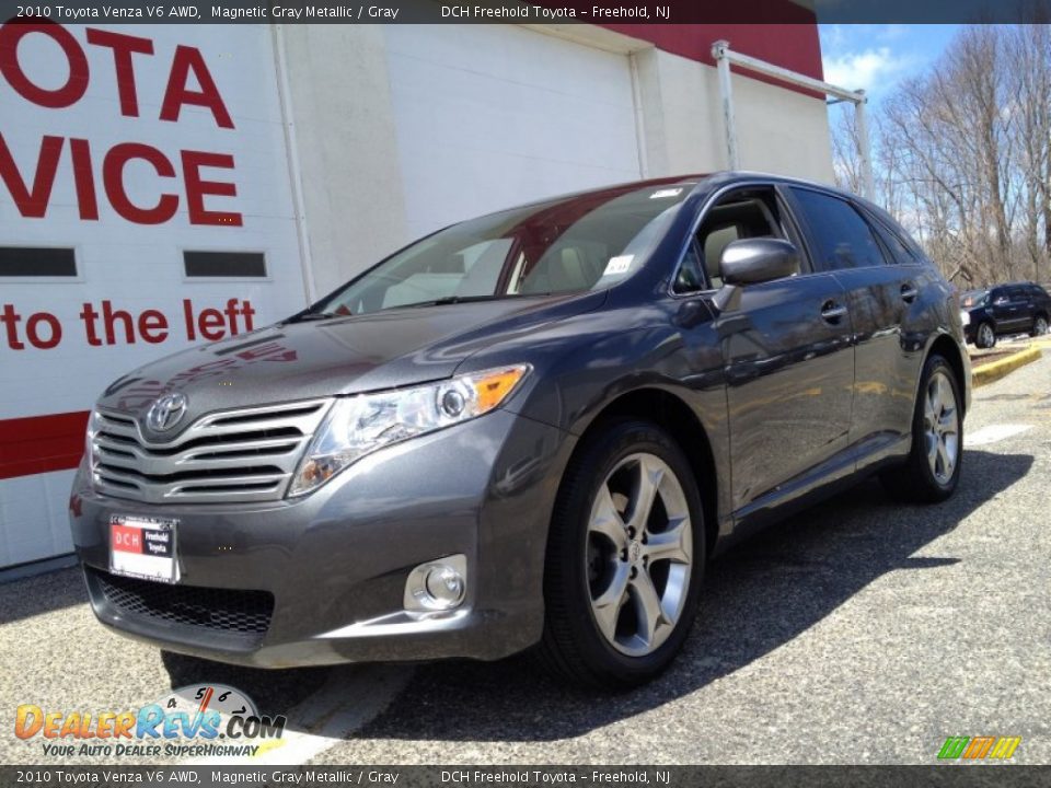 2010 Toyota Venza V6 AWD Magnetic Gray Metallic / Gray Photo #1