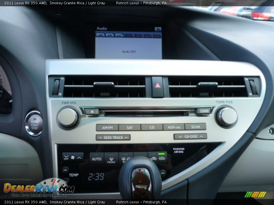 2011 Lexus RX 350 AWD Smokey Granite Mica / Light Gray Photo #19