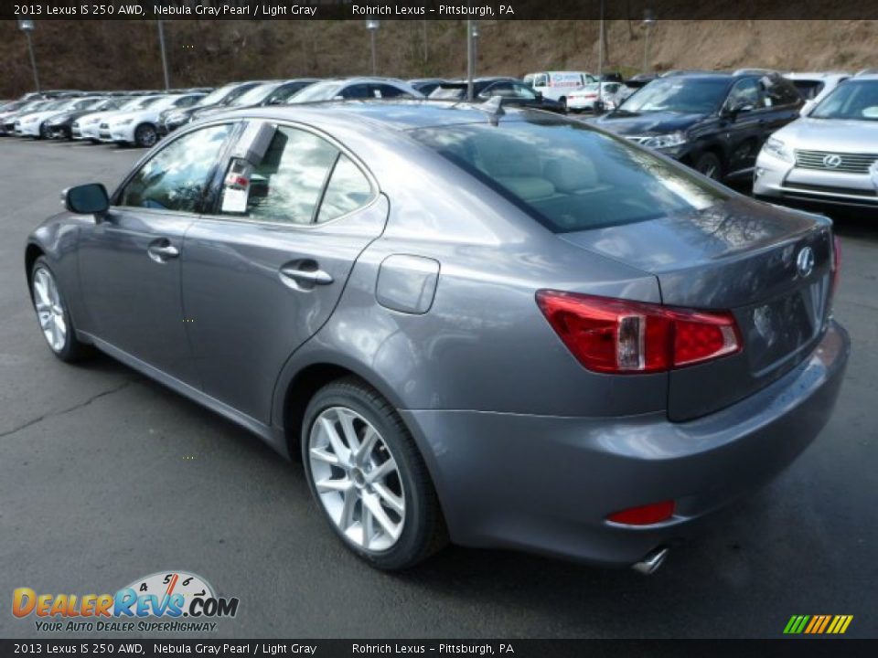 2013 Lexus IS 250 AWD Nebula Gray Pearl / Light Gray Photo #2