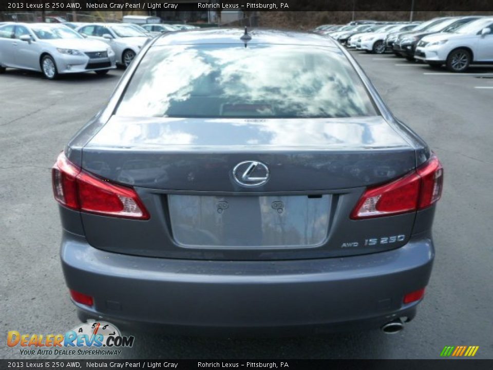 2013 Lexus IS 250 AWD Nebula Gray Pearl / Light Gray Photo #3