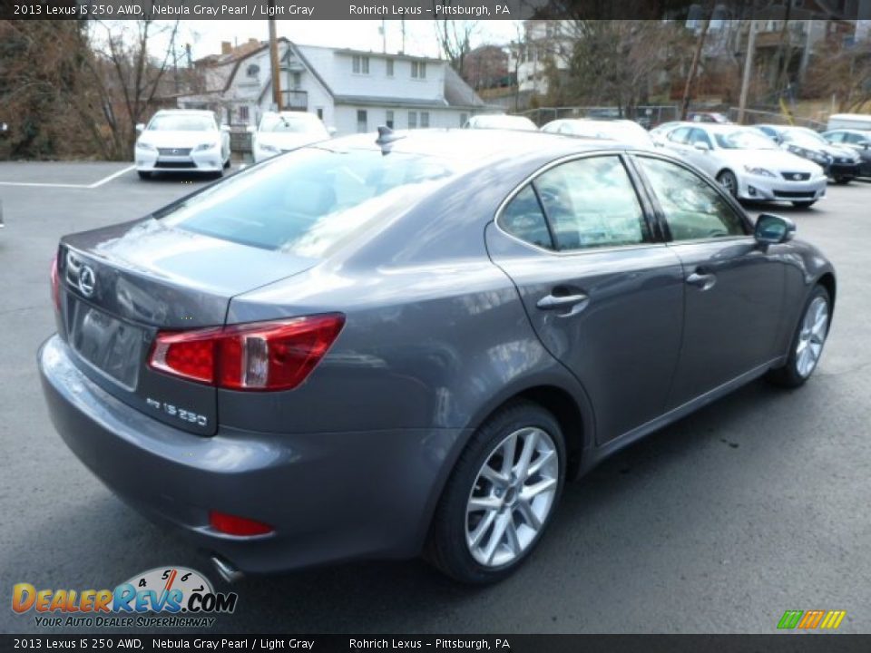 2013 Lexus IS 250 AWD Nebula Gray Pearl / Light Gray Photo #4