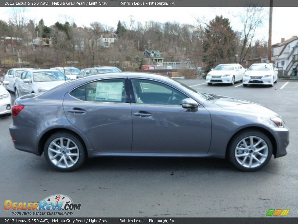 2013 Lexus IS 250 AWD Nebula Gray Pearl / Light Gray Photo #5