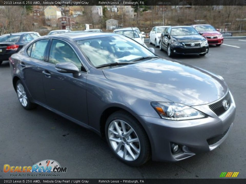 2013 Lexus IS 250 AWD Nebula Gray Pearl / Light Gray Photo #6