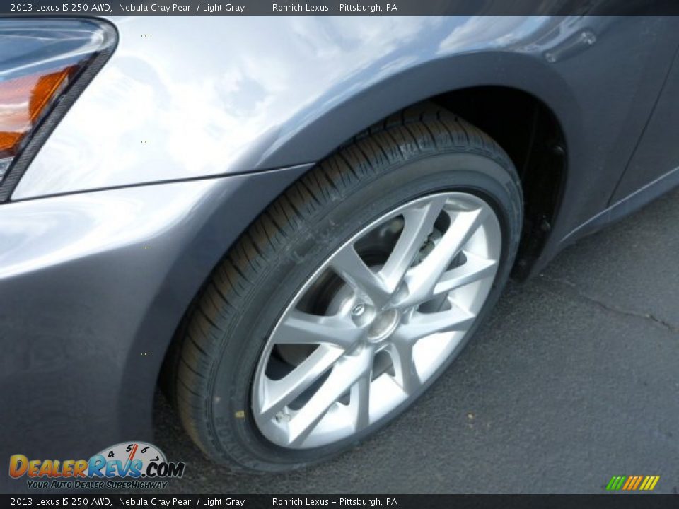 2013 Lexus IS 250 AWD Nebula Gray Pearl / Light Gray Photo #9