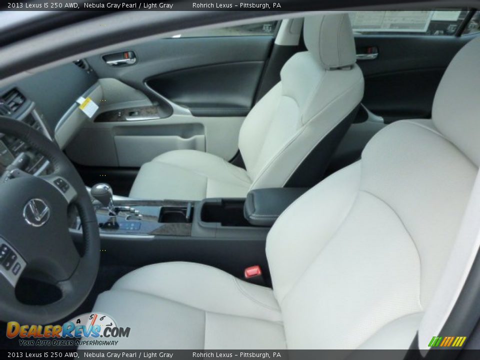 Light Gray Interior - 2013 Lexus IS 250 AWD Photo #10
