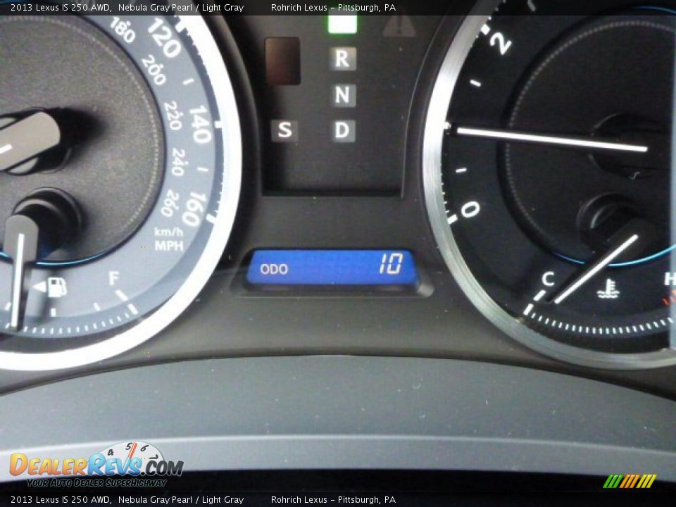 2013 Lexus IS 250 AWD Nebula Gray Pearl / Light Gray Photo #20