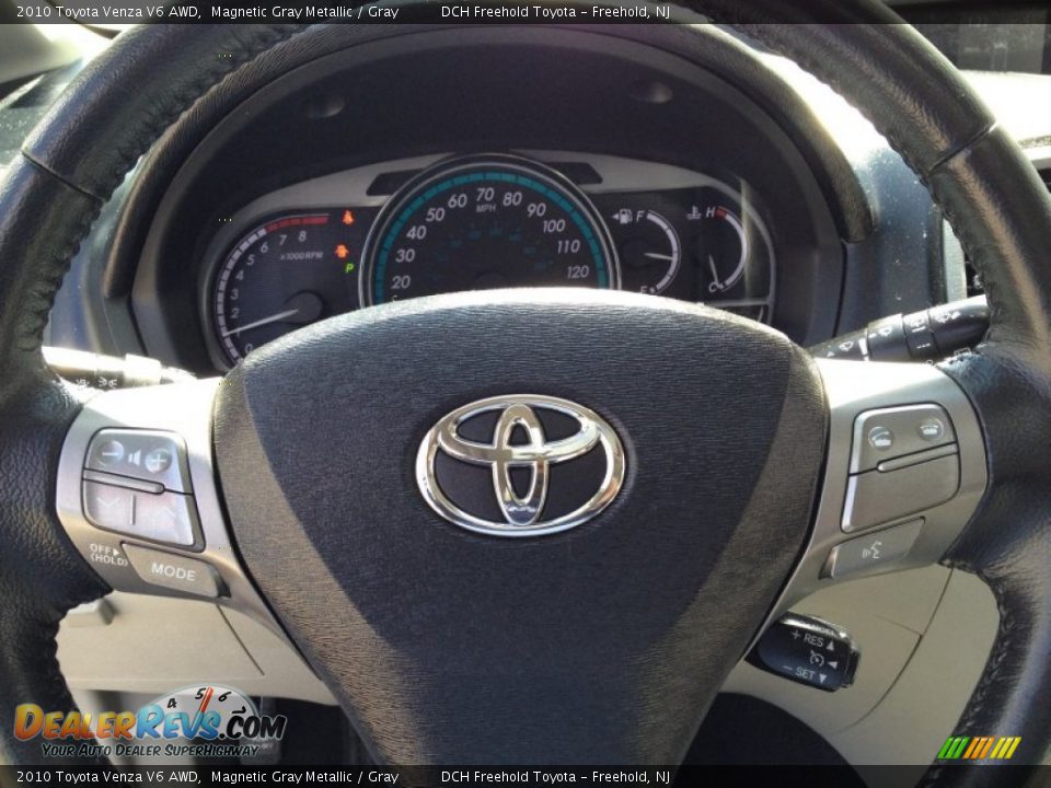 2010 Toyota Venza V6 AWD Magnetic Gray Metallic / Gray Photo #22