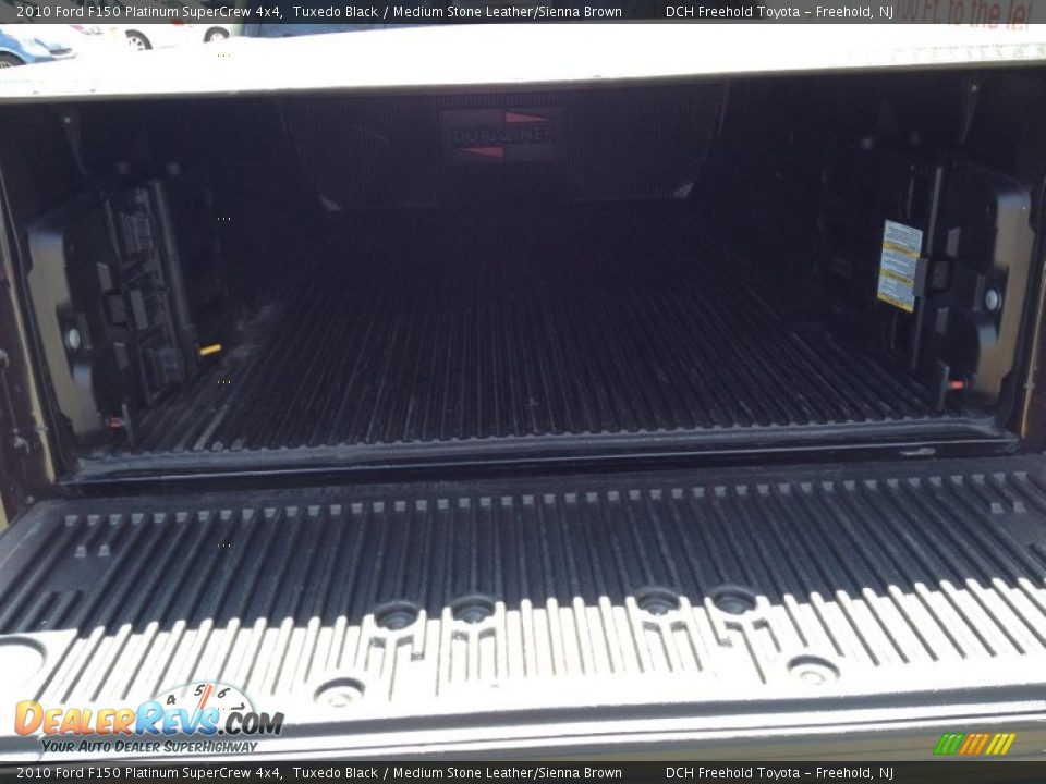 2010 Ford F150 Platinum SuperCrew 4x4 Tuxedo Black / Medium Stone Leather/Sienna Brown Photo #21