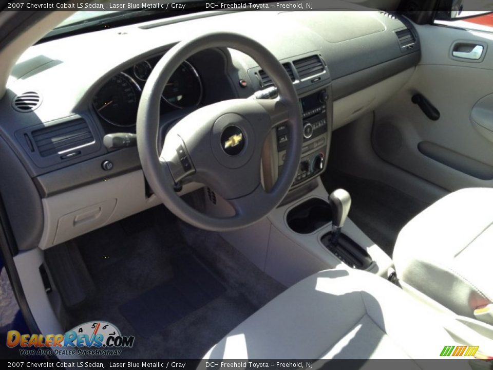 2007 Chevrolet Cobalt LS Sedan Laser Blue Metallic / Gray Photo #12