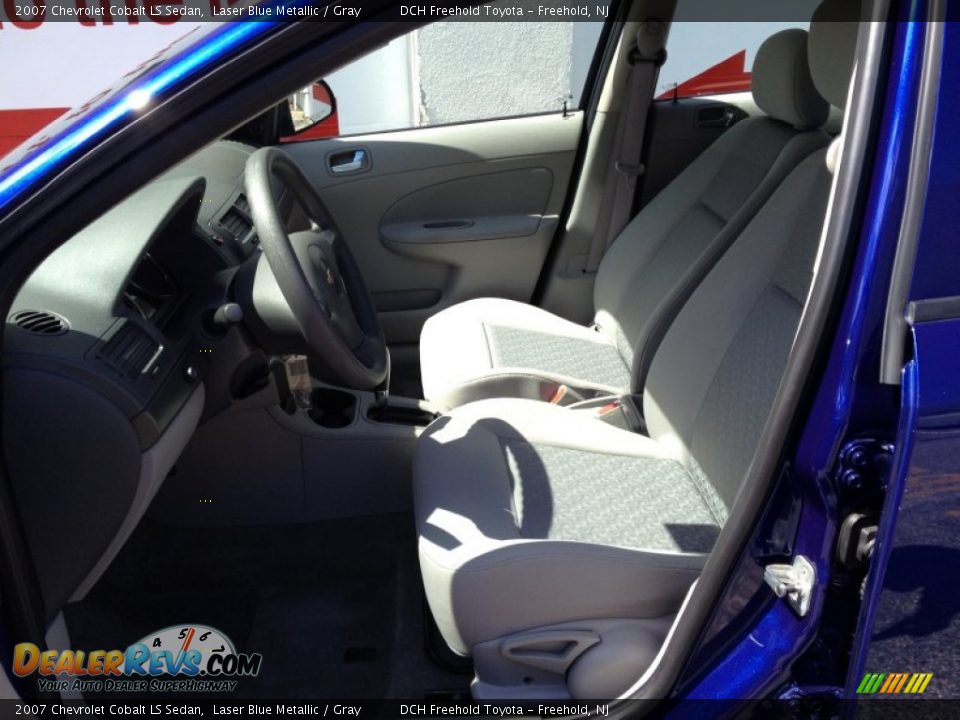 2007 Chevrolet Cobalt LS Sedan Laser Blue Metallic / Gray Photo #14