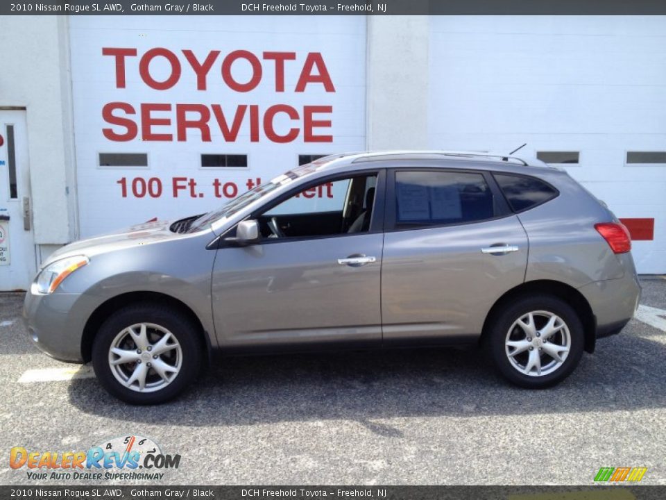 2010 Nissan Rogue SL AWD Gotham Gray / Black Photo #3