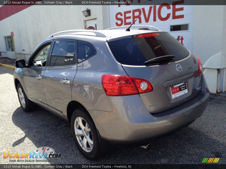 2010 Nissan Rogue SL AWD Gotham Gray / Black Photo #4