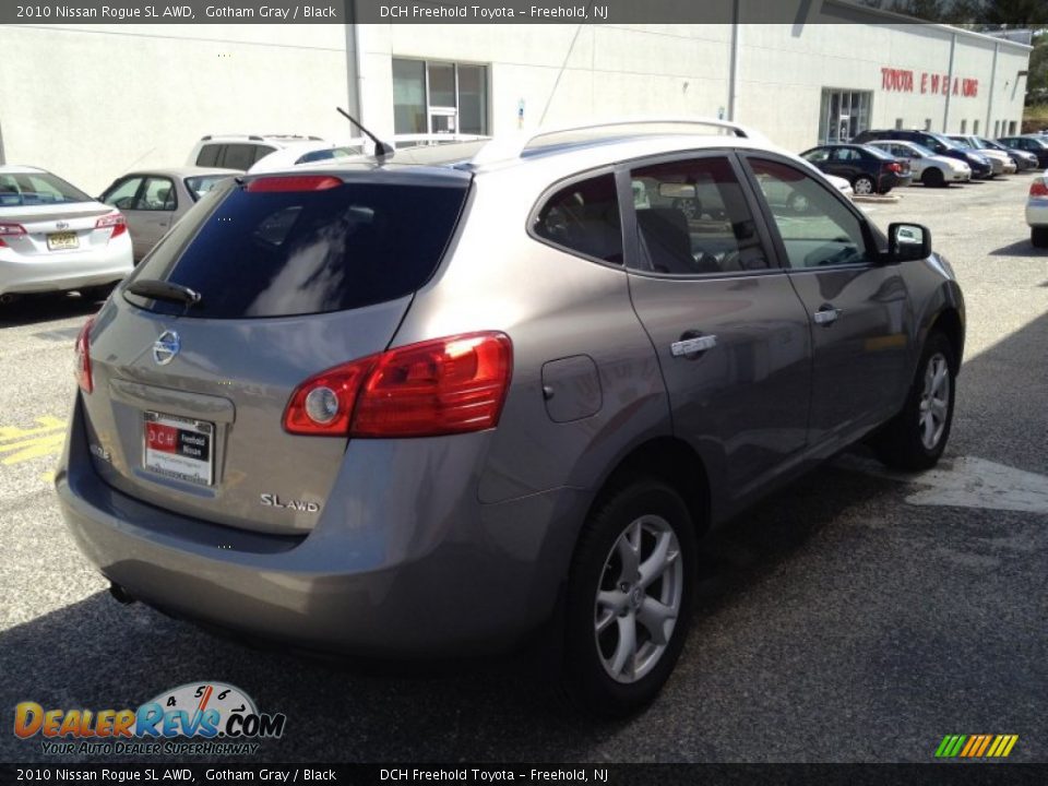 2010 Nissan Rogue SL AWD Gotham Gray / Black Photo #6