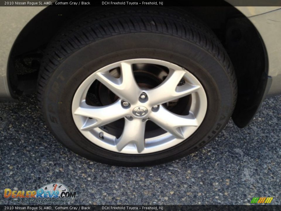 2010 Nissan Rogue SL AWD Gotham Gray / Black Photo #7