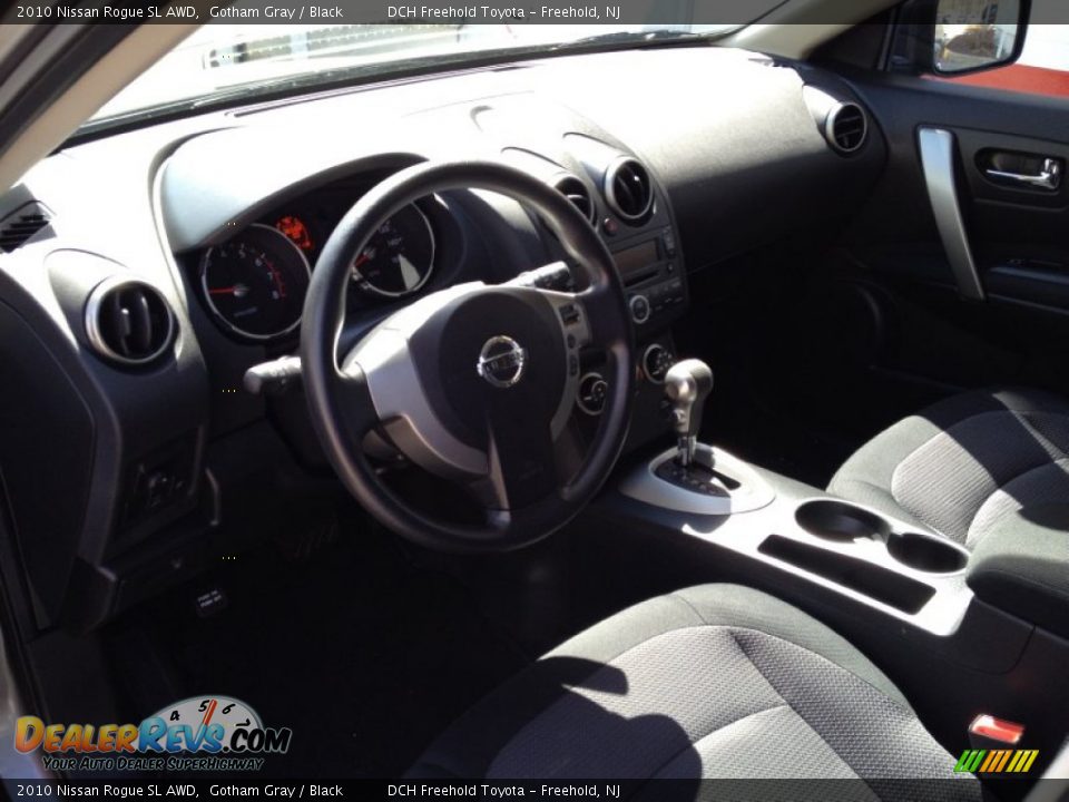2010 Nissan Rogue SL AWD Gotham Gray / Black Photo #12
