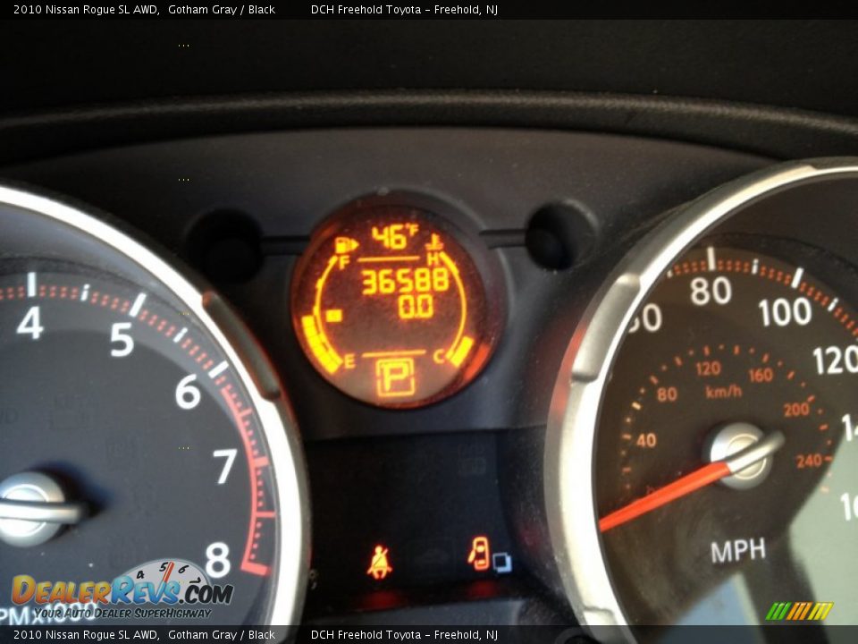 2010 Nissan Rogue SL AWD Gotham Gray / Black Photo #18