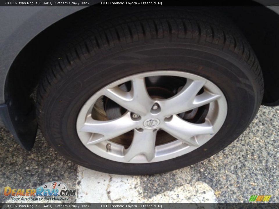 2010 Nissan Rogue SL AWD Gotham Gray / Black Photo #26