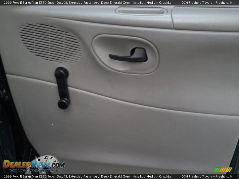 1999 Ford E Series Van E350 Super Duty XL Extended Passenger Deep Emerald Green Metallic / Medium Graphite Photo #20