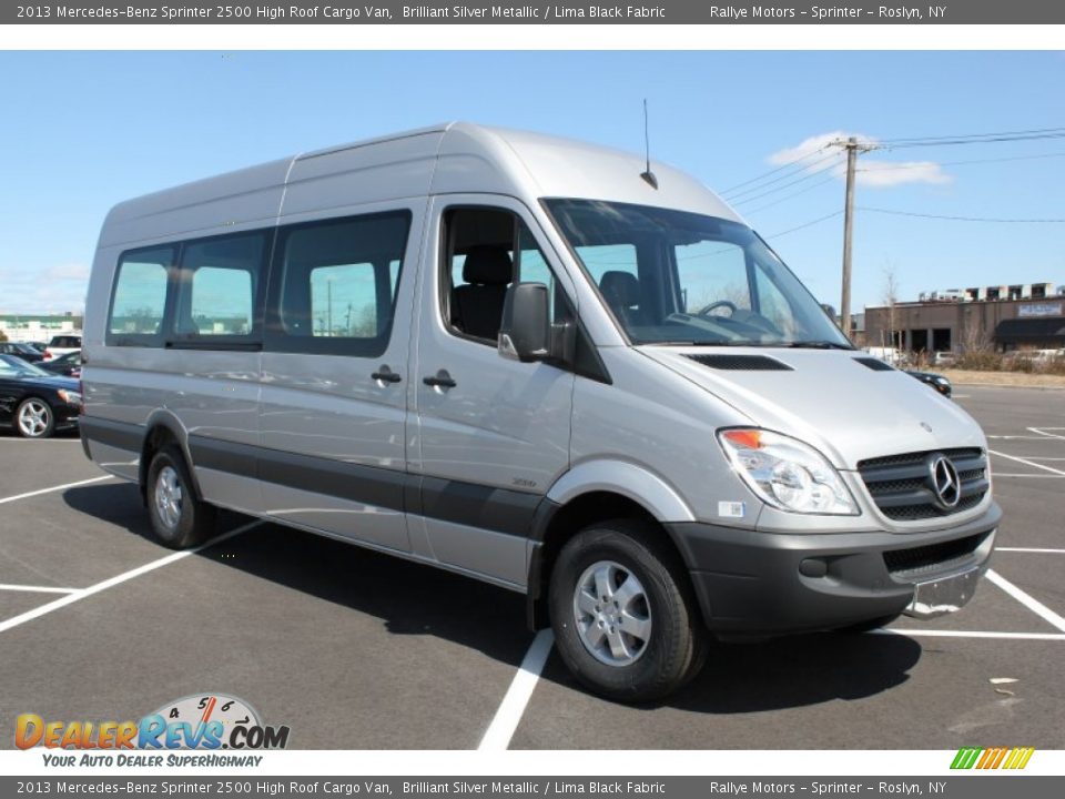 Front 3/4 View of 2013 Mercedes-Benz Sprinter 2500 High Roof Cargo Van Photo #7