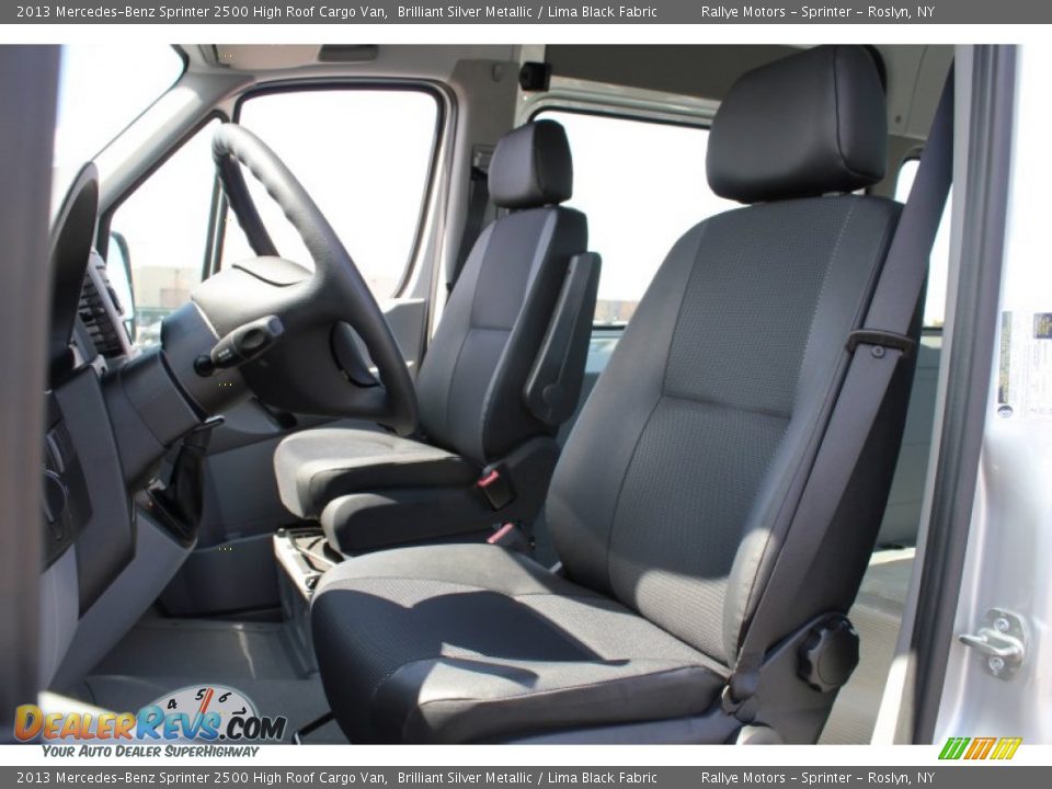 Lima Black Fabric Interior - 2013 Mercedes-Benz Sprinter 2500 High Roof Cargo Van Photo #12