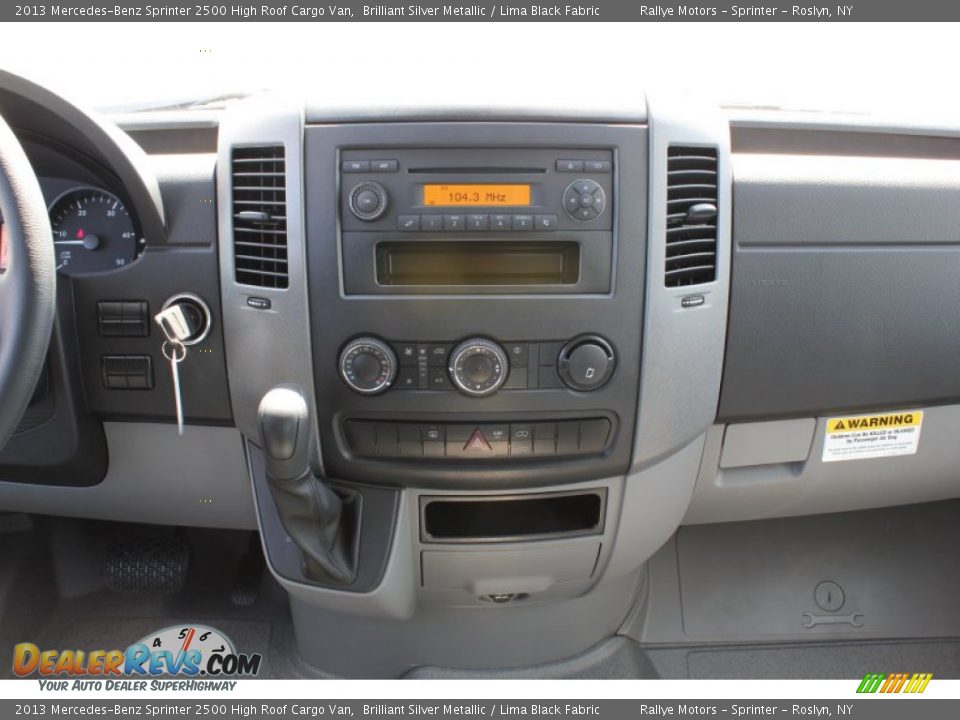 Dashboard of 2013 Mercedes-Benz Sprinter 2500 High Roof Cargo Van Photo #13
