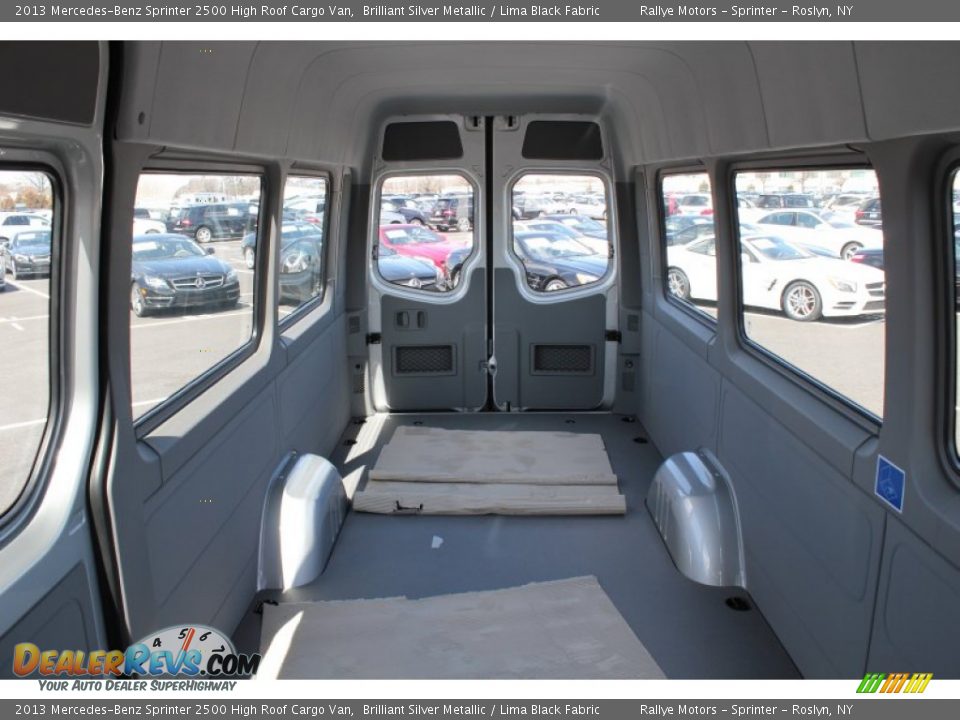 2013 Mercedes-Benz Sprinter 2500 High Roof Cargo Van Brilliant Silver Metallic / Lima Black Fabric Photo #16